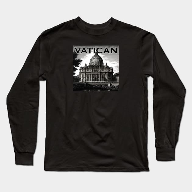 vatican Long Sleeve T-Shirt by mbonproject